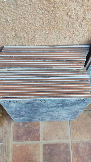 Baldosas azules efecto mármol (33x33)