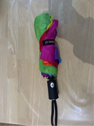 Paraguas automático multicolor