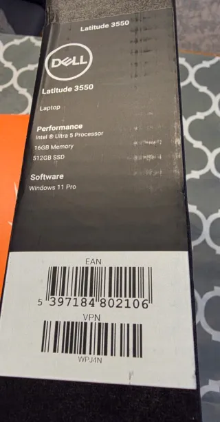 Dell Latitude 3550 Intel Ultra 5 16GB RAM