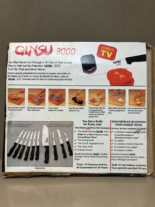 Set 10 Cuchillos Ginsu 3000