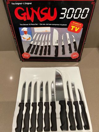 Set 10 Cuchillos Ginsu 3000