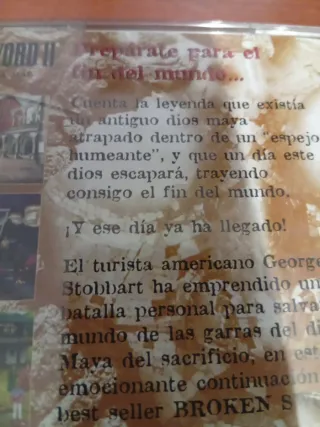 Broken Sword II: Las Fuerzas del Mal PS1