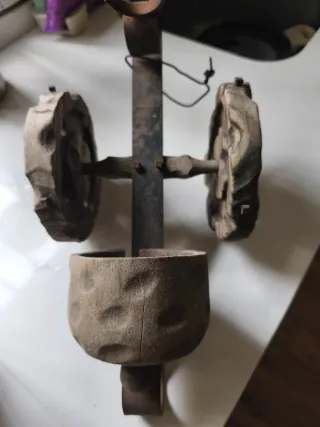 Botellero Vintage Madera y Metal