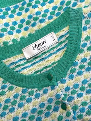 Cardigan Blugirl Blumarine Vintage Y2K Multicolor