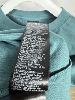 Camiseta Balenciaga Logo Teal