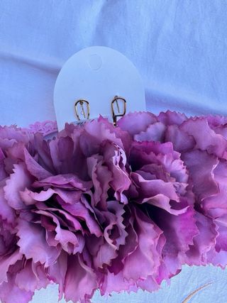 Conjunto Flamenca: Flores y Pendientes