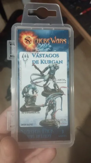 Pack Sphere Wars: libro y 4 lotes iniciales