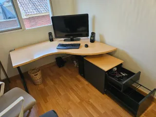 Mesa oficina estudio despacho escritorio Cajonera