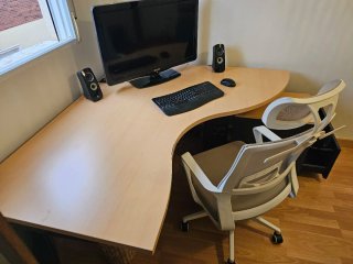 Mesa oficina despacho escritorio + Cajonera indepe
