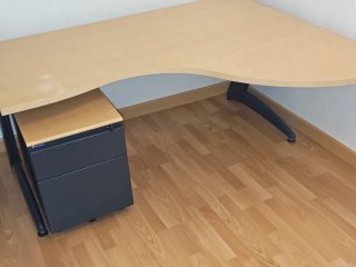 Mesa oficina despacho escritorio + Cajonera indepe