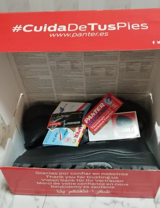 ZAPATOS N°41 DE SEGURIDAD PANTER MILANO TALLA 41