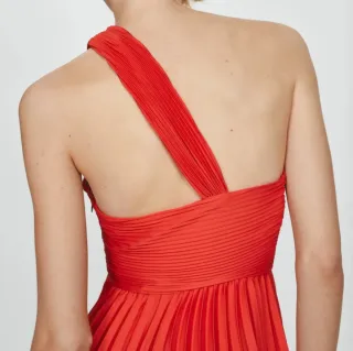 Vestido rojo elegante para bodas