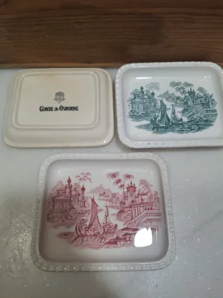 Antiguas bandejas Cartuja de Sevilla