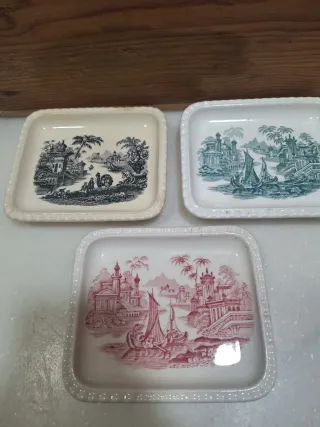 Antiguas bandejas Cartuja de Sevilla