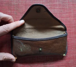 Funda gafas piel vintage