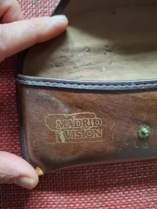 Funda gafas piel vintage