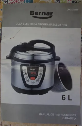 Olla a presión eléctrica Bernar programable