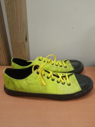 Zapatillas Ethlet Hombre Verde y Negro