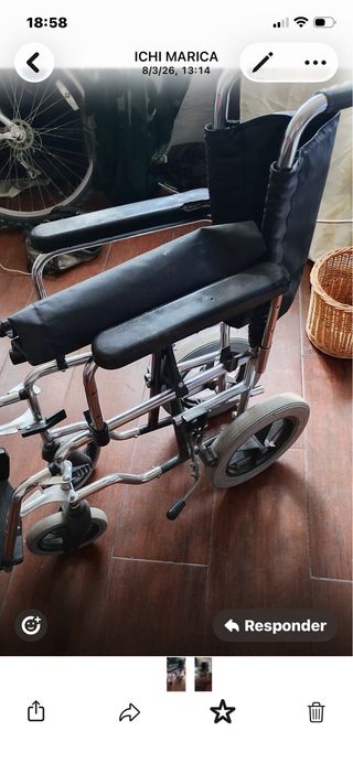 Silla de ruedas plegable