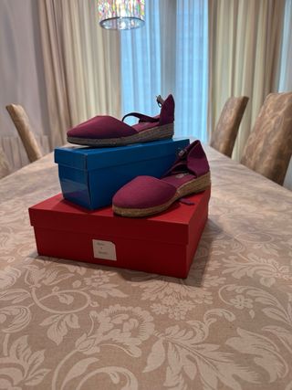 Alpargatas buganvilla niña flamenca