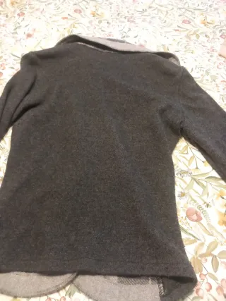 Chaqueta OXHO cuadros gris