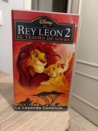 Película VHS El Rey León 2: El Tesoro de Simba