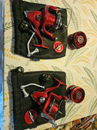 Cañas y carretes Daiwa y Shimano