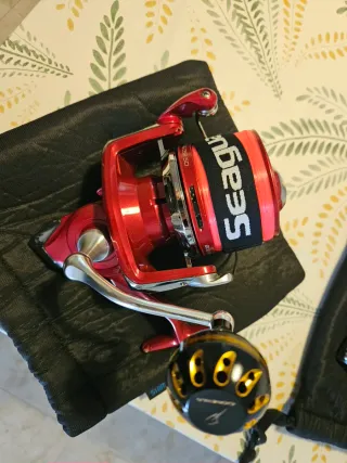 Cañas y carretes Daiwa y Shimano
