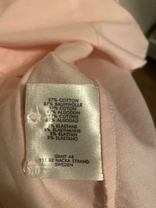 Woman's pink shirt Oxford (GANT)