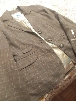 Blazer Laga Couture Marrón Cuadros