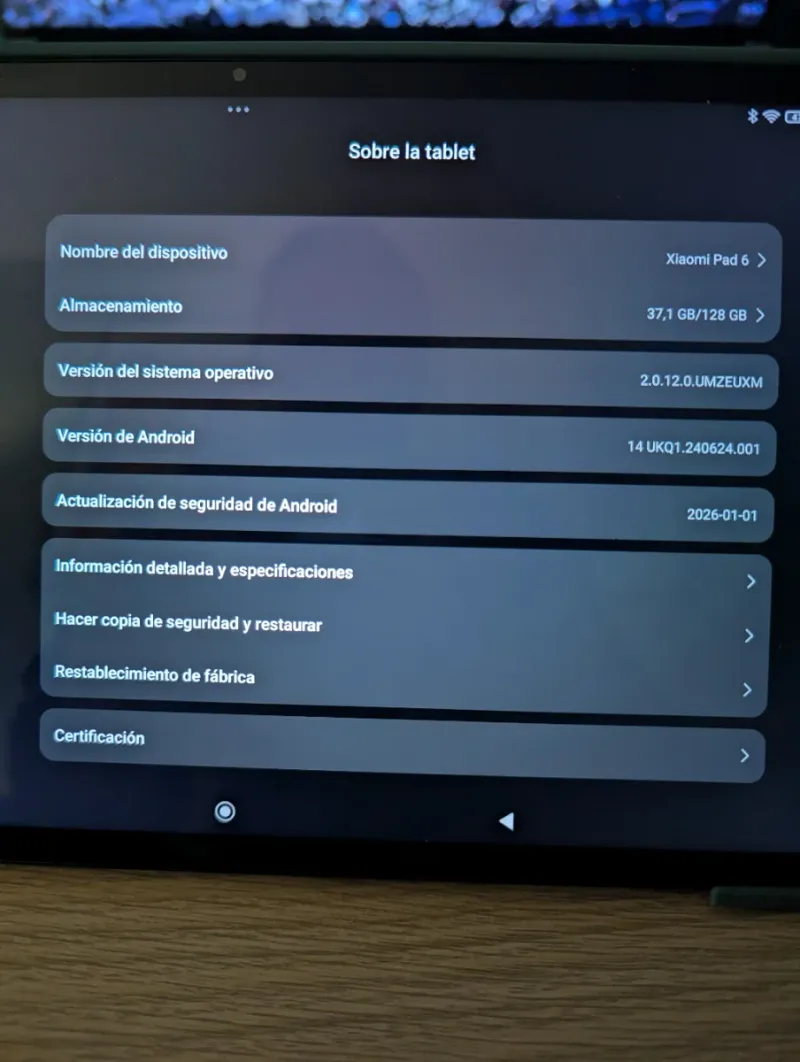 Xiaomi Pad 6 con funda y lápiz afbeelding 2