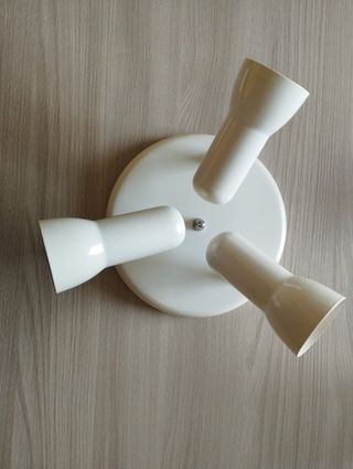 Plafoniera 3 luci bianca