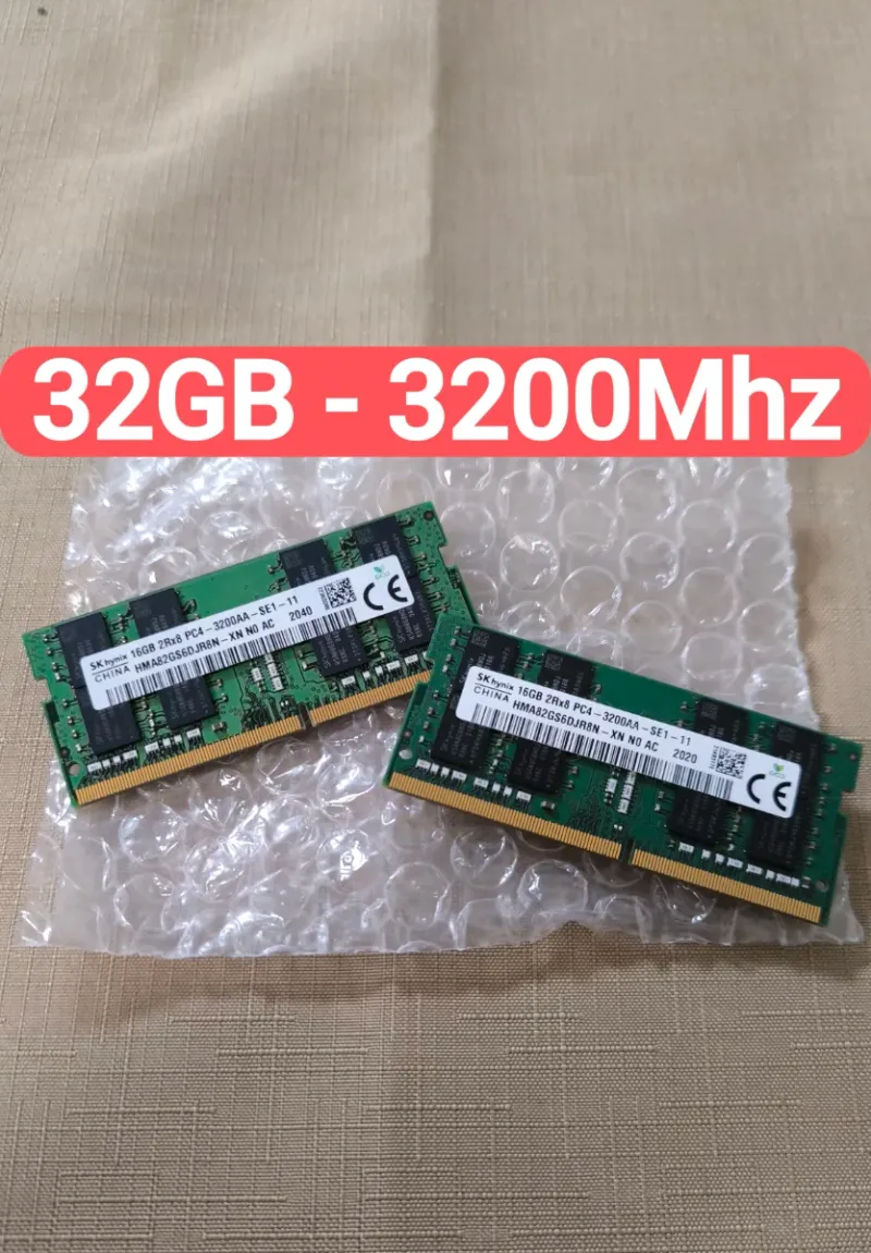 2x16GB DDR4 RAM Sodimm 3200MHz