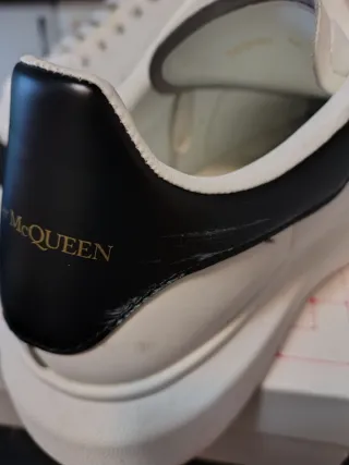 Alexander McQueen Talla 43 Sneakers Blancas/Negras