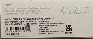 Apple EarPods conector Lightning