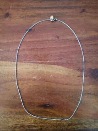 Cadena Plata 925 con Colgante Naranja