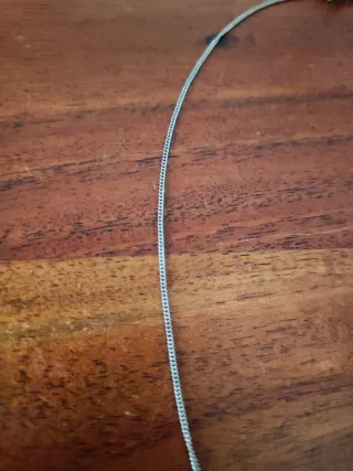 Cadena Plata 925 con Colgante Naranja