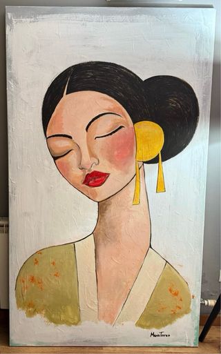 Cuadro pintado a mano