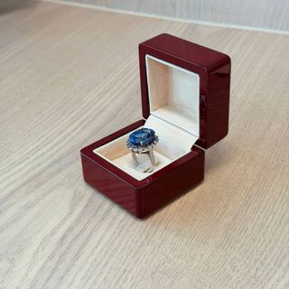 Anillo London Blue Natural Plata 925
