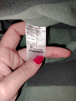 2 forros polares niña T8/9