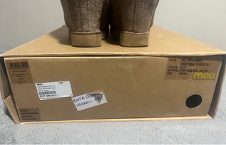 Botas Mou nuevas de caña alta con cuña, punta fina