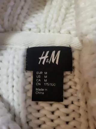 Jersey H&M Blanco 10% Alpaca