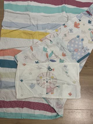 Funda nórdica reversible 70x140 cm algodón