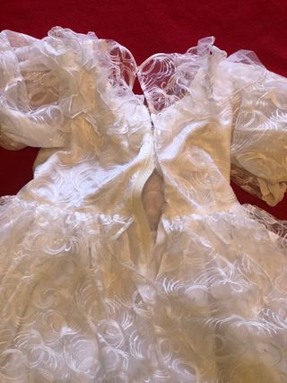 Vestidos de comunión blancos 125 y 130 cm