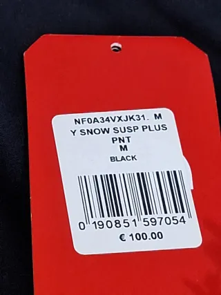 Pantalón impermeable The North Face negro