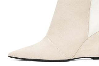 Nuevas Botas altas cuña en blanco talla 37