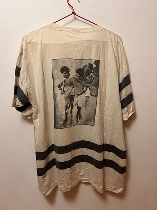 Camiseta ancha Vintage  diseño africano XXL