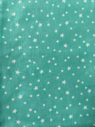 Tela de algodón con estrellas