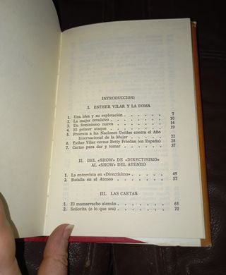 Libro: La "Bomba" Esther Vilar