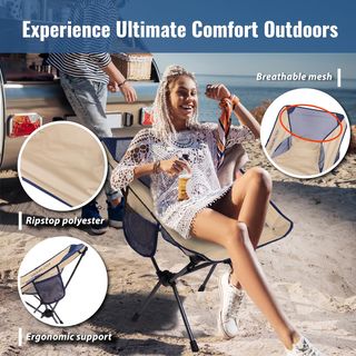 Silla Camping TREKOLOGY Plegable Portátil